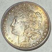 1878 8 Tail Feathers Rev 78 Morgan Dollar