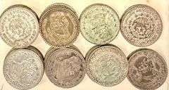 28 Mexico Morelos Silver Un Pesos