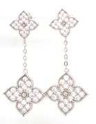 925 Sterling silver cubic zirconia dangle earrings