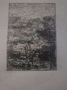 Collection of 15 Very Rare Etchings After Rembrandt (c. 1880)