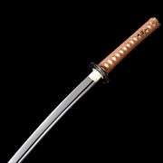 Handmade Katana Samurai Sword Clay-Tempered Steel Blade