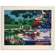 "Tennis Landscape" by Mark King (1931-2014)