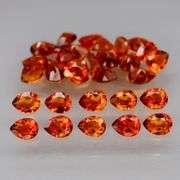 Rare 4.08ct top red amber Madeira Citrine set!