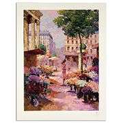 "Madeline Market" by Mark King (1931-2014)