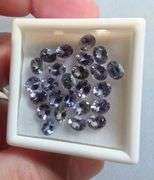 Substantial 10ct 25pc 5x4mm Tanzanite set