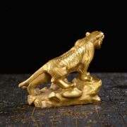 Feng Shui Brass Tiger Lucky Wealth Symbol