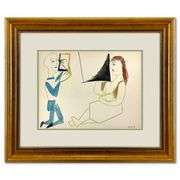 "La Comedie Humaine 29.1.54-V" by Pablo Picasso (1881-1973)