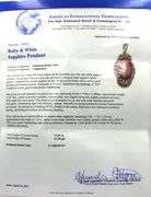 Enamoring Colossal 69.70CTS Cabochon-Cut Star Ruby & White Sapphire Pendant Necklace in Gold Over St