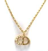 Dior petit CD Duo pendant on chain