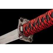 Three Japanese Samurai Sword Set Katana Wakizashi Tanto Full Tang