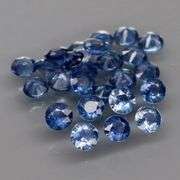 Diamond cut! 2.05ct top blue sapphire set!