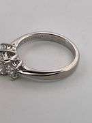 CERTIFIED 14K WHITE GOLD DIAMOND RING- LEO