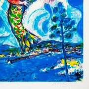 "La Sirene Au Pin" by Marc Chagall (1887-1985)