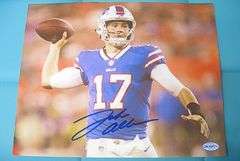 HAND SIGNED JOSH ALLEN 8X10 WITH COA