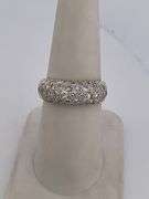 CERTIFIED BRAND NEW DIAMOND DOME RING / BAND