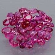 Superb color! 3.33ct set of top violet red Rubies -UNTREATED!
