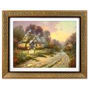 "Teacup Cottage" by Thomas Kinkade (1958-2012)