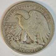 Scarce 1918-D Walking Liberty Half Dollar in XF