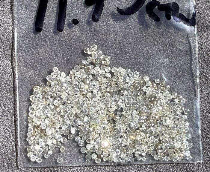 Substantial 11.75 ct parcel of diamonds
