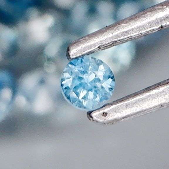 Natural 3.36ct rich blue Sapphire set