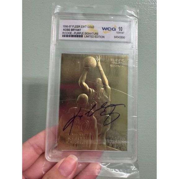 Kobe Bryant 23KT Gold MINT 10 Signature Edition