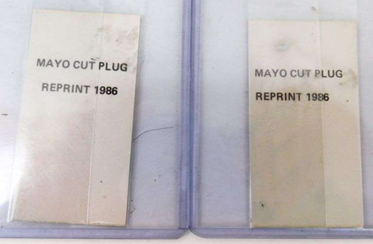 1986 Mayo-Cut Plug Tobacco Baseball Cards