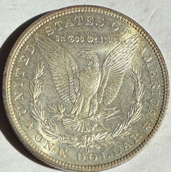 Two Tone Unc 1904 O Morgan Dollar
