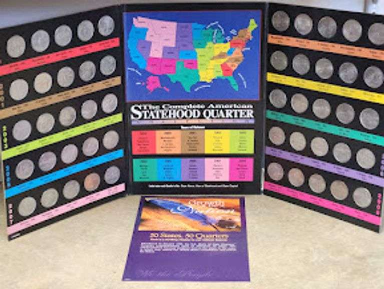 Growth Of A Nation, 50 State Quarter Set Folder