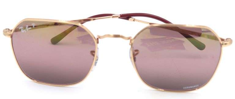 Ray Ban rose gold metal ladies sunglasses