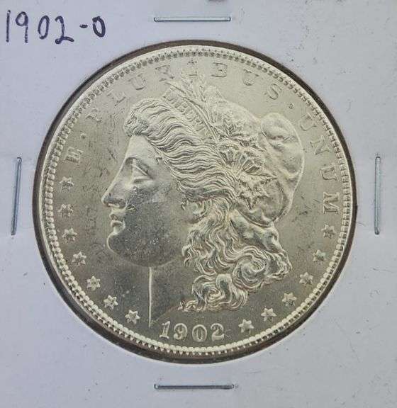 1902-O Morgan Silver Dollar, UNC