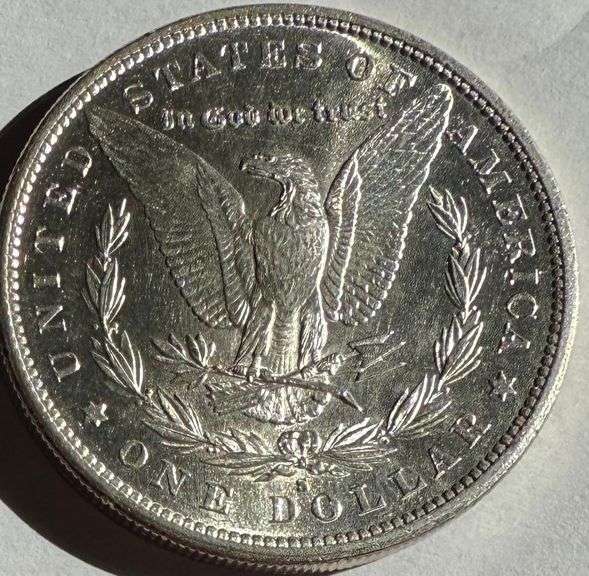 1881 S Prooflike l Frosty White Unc Morgan Dollar