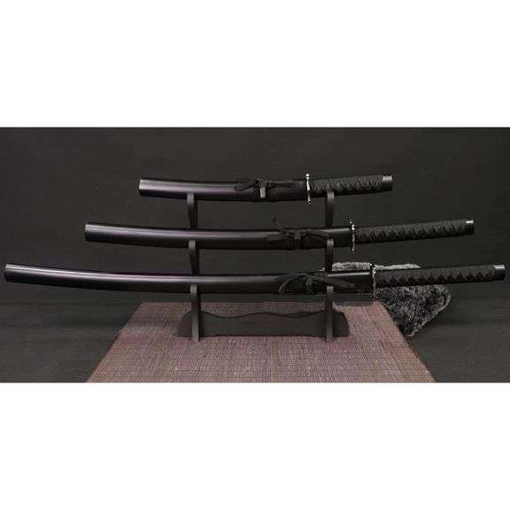 3 Japanese Katana Samurai Swords