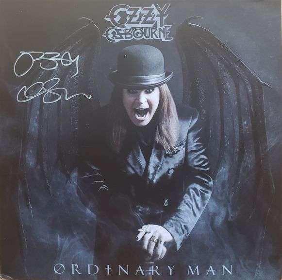 Ozzy Osbourne Autographed Signed Framed Album Lp Flat Display ACOA