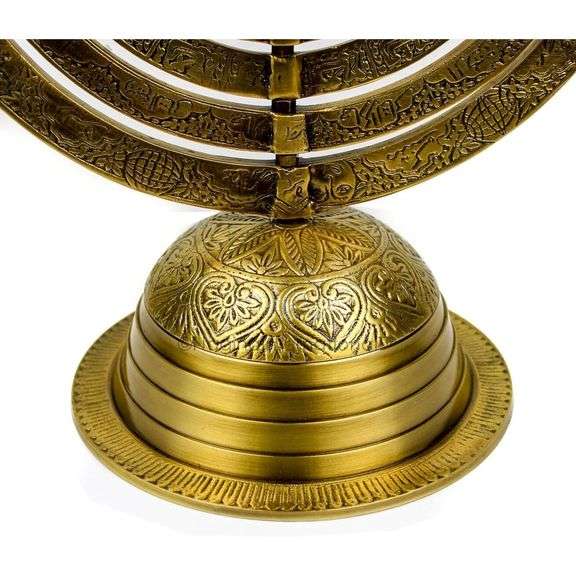 Standing Brass Armillary Sphere Celestial Globe