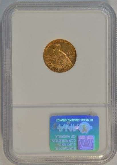 Premium Quality BU 1927 US $2.50 Indian Gold Piece. NGC MS63 CAC sticker
