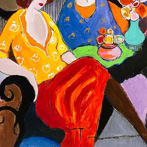 Chit Chat by Tarkay (1935-2012)