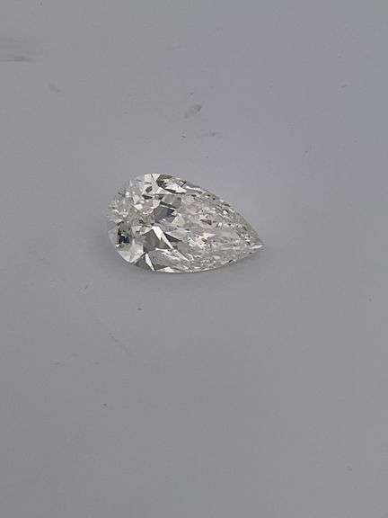 IGI CERTIFIED LOOSE DIAMOND 5.01 CARAT LAB GROWN PEAR SHAPE F-VS2