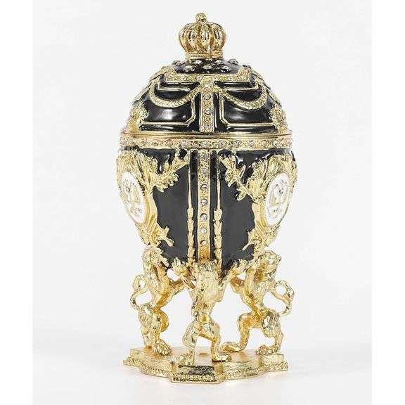 Coronation Egg with Swarovski Crystals Collectible