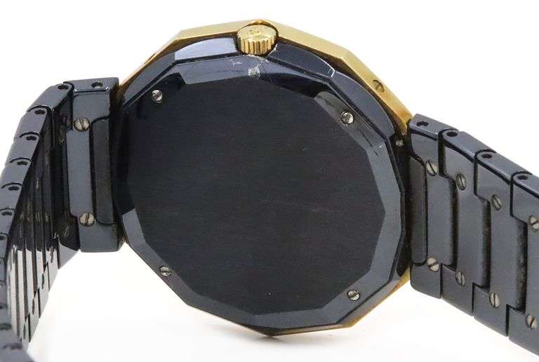 Corum Admirals Cup, 35mm, Quartz, Blue Steel and 18K Yellow Gold