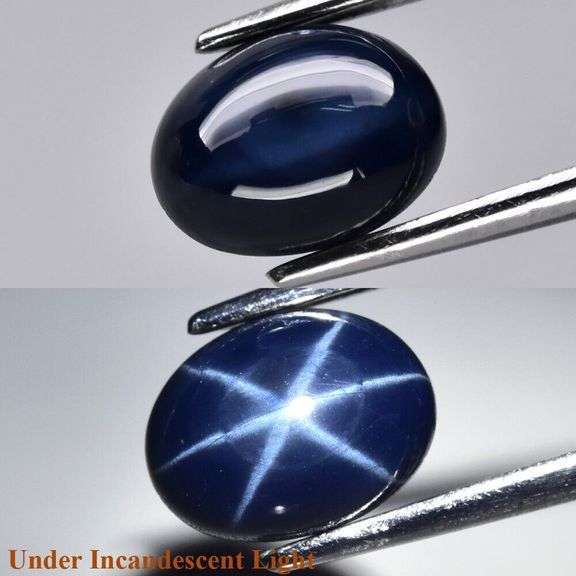 Crisp pattern! 2.34ct deep blue Star Sapphire