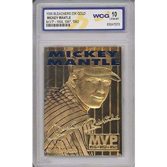 1996 Mickey Mantle 23KT Gold Card Limited Edition