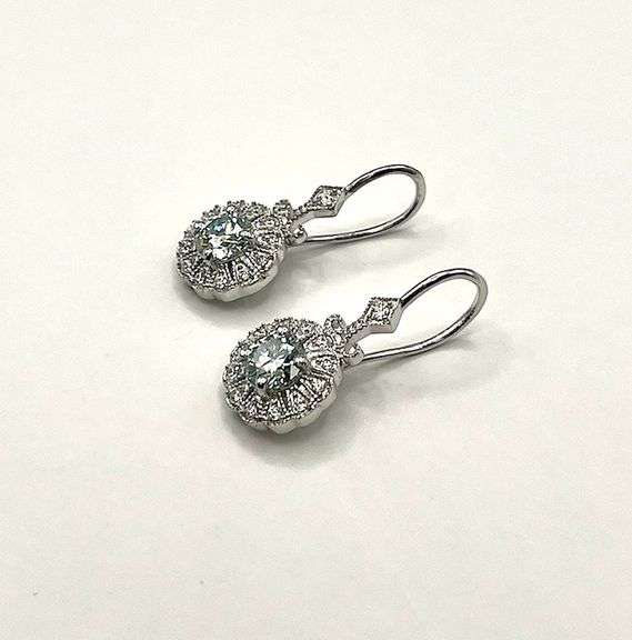Stunning 2.4 Ctw Fire Moissanite Earrings
