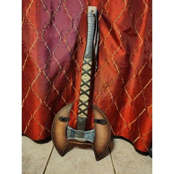 Double-Headed Viking Battle Axe
