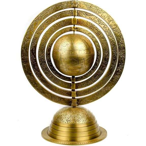 Standing Brass Armillary Sphere Celestial Globe