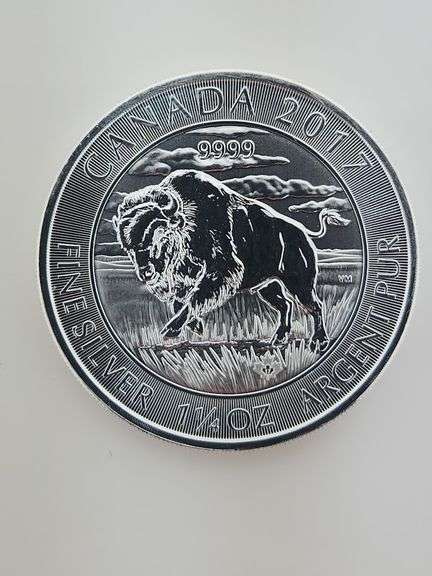 2017 - CANADA 8 Dollars, 1 1/4 OZ. Silver