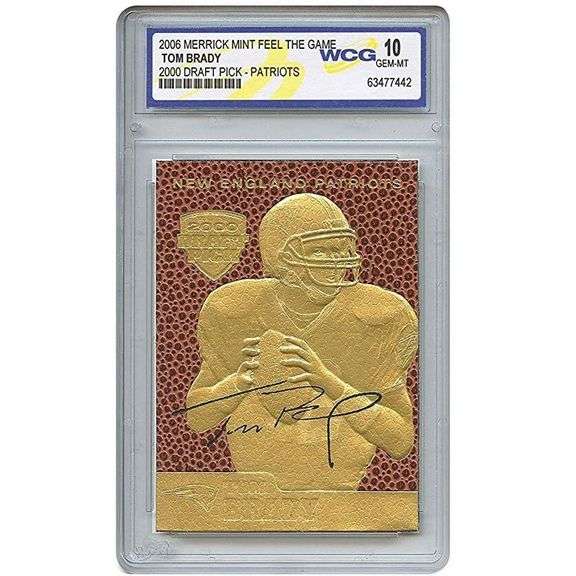 Tom Brady Gold Rookie Card MINT 10