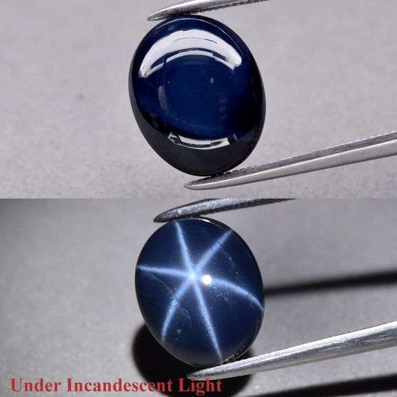 Substantial 5.17ct royal blue Star Sapphire