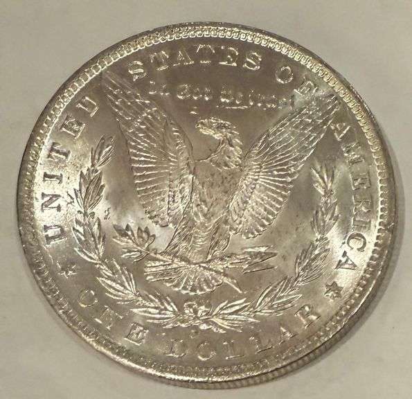 1884 Ol BU Morgan Dollar Frosty White.