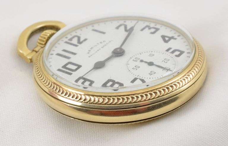 Iconic 1952 Hamilton Railway Special GF Pocket Watch