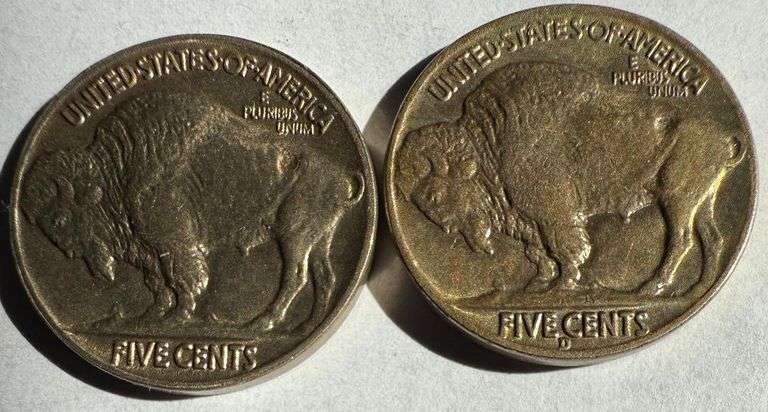1936 P D Gem BU Buffalo Nickels